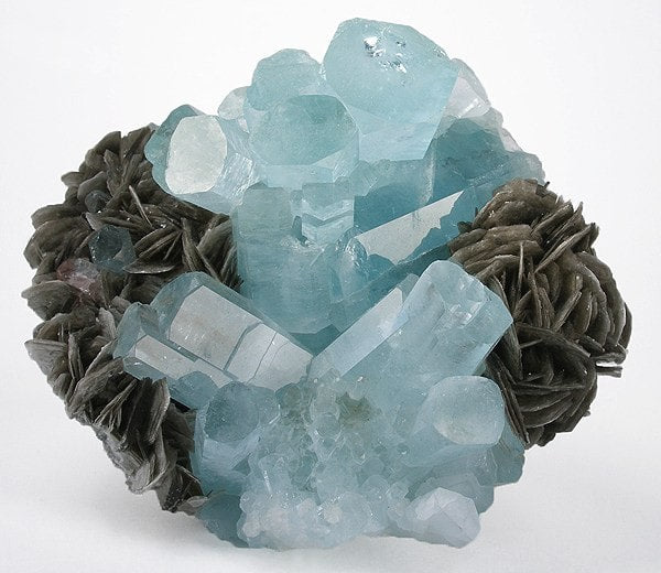 Aquamarine Specimen Courtesy of Wikipedia - Image by, Attribution: Rob Lavinsky, iRocks.com – CC-BY-SA-3.0